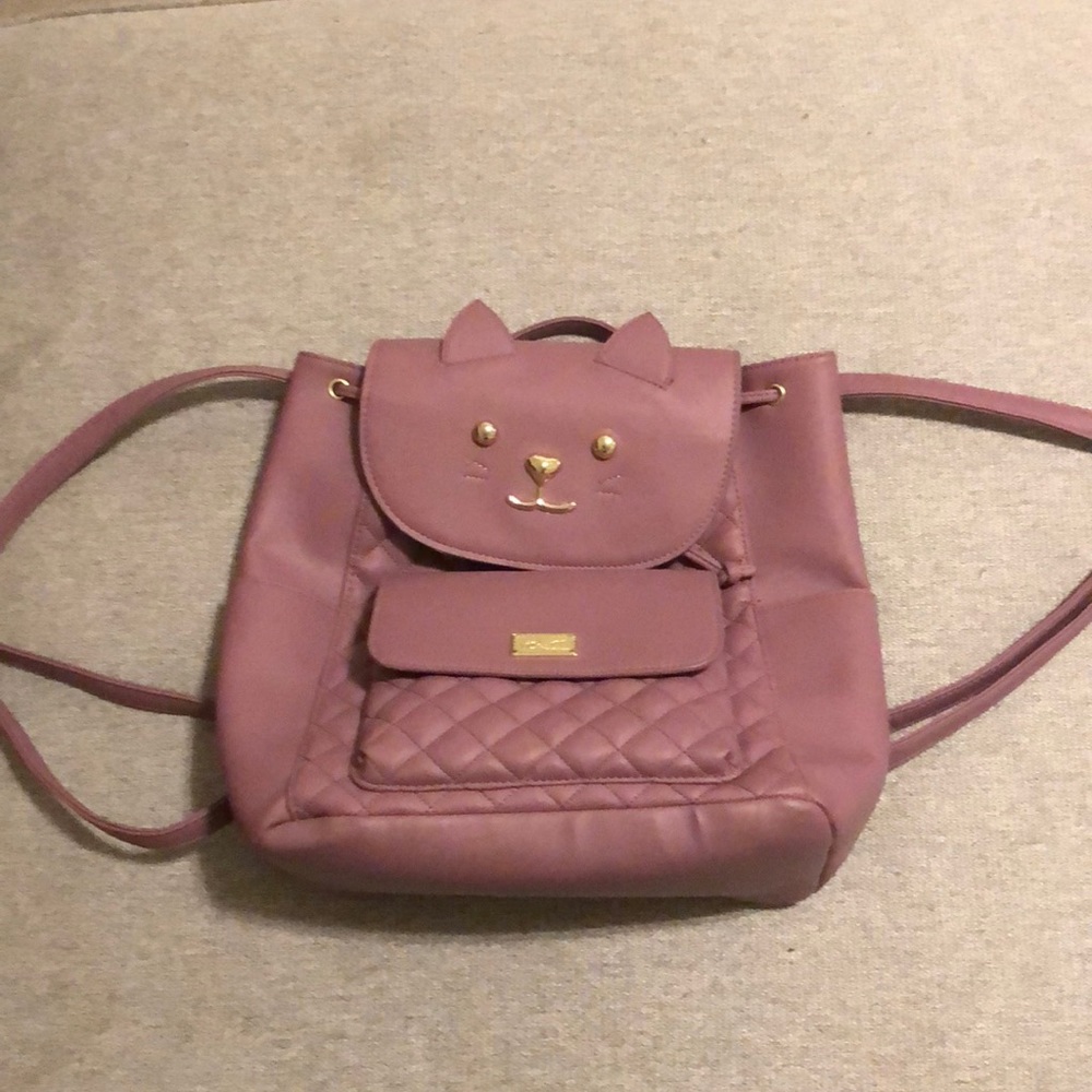 Luv Betsy purple cat bag